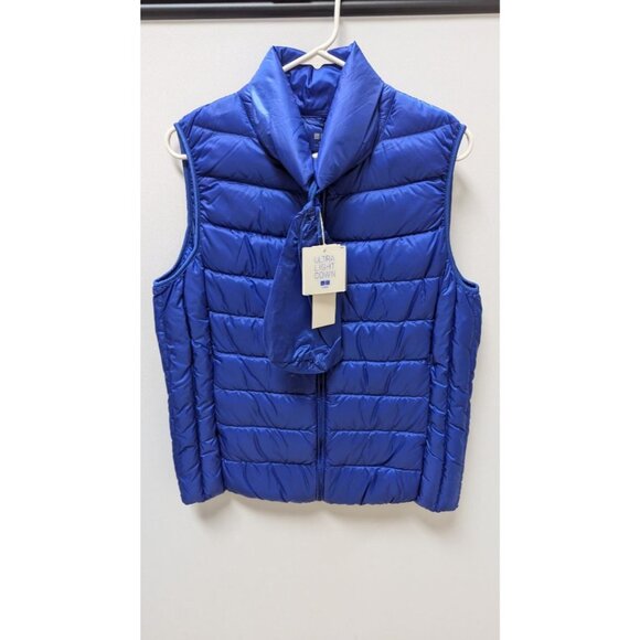 Uniqlo Blue Ultra-Light Down Feather Puffer Vest - Picture 1 of 2